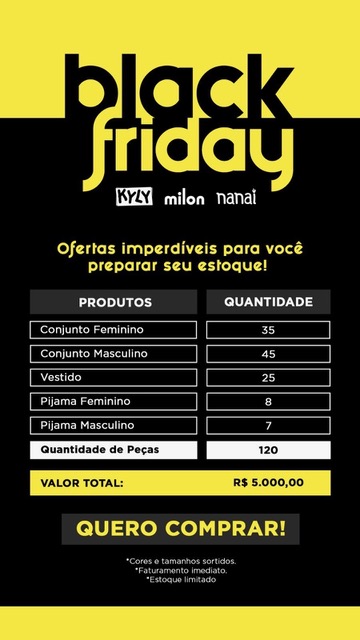 Black Friday Kyly Milon Nanai